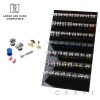252PCS (126 PAIRS) OF ASSORTED 316L SURGICAL STEEL FAKE PLUG PANEL FOR KENEX DISPLAY